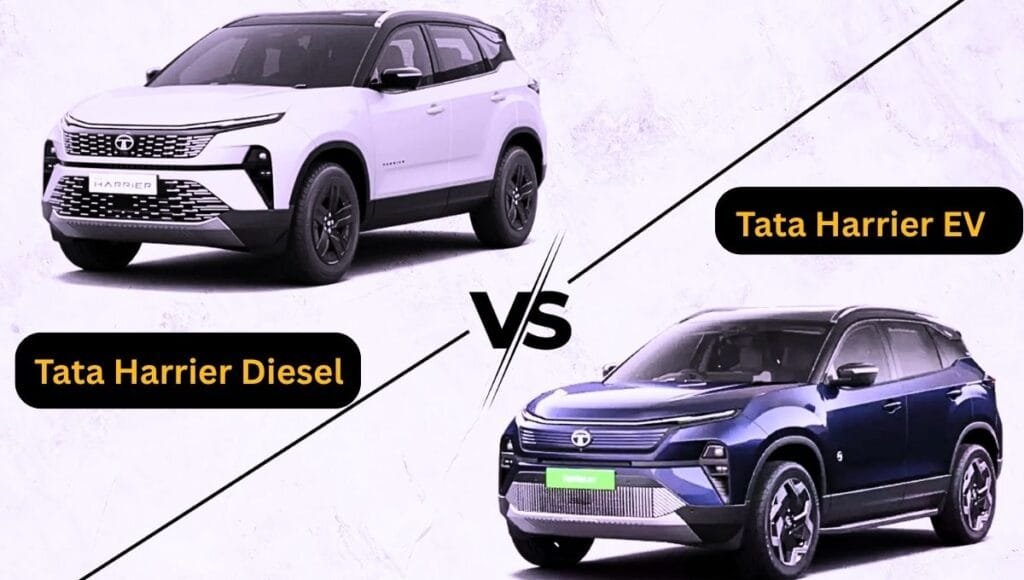 Tata Harrier EV vs Tata Harrier Diesel